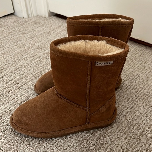 BearPaw Kids Brown Boots - Picture 1 of 9